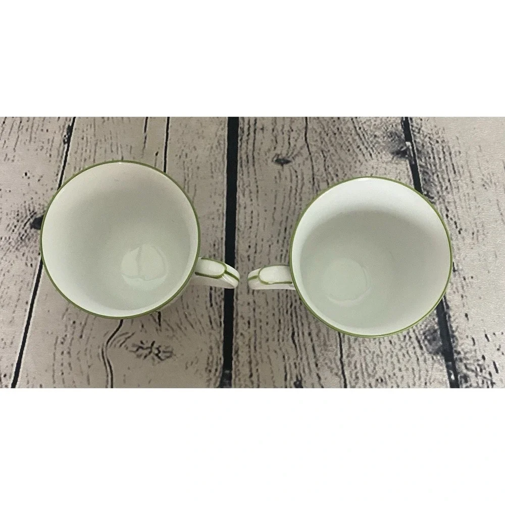 Noritake First Blush Tea Cup Saucer Set Of 4Pink & White Flower Green Trim #2605